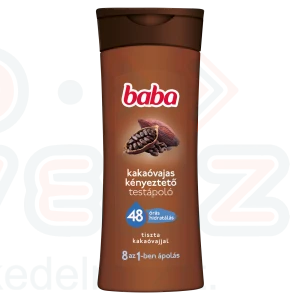 BABA testápoló 400 ml Kakaóvaj kényeztető