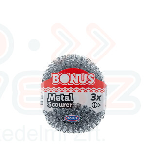 Bonus fém dörzsi 3 db
