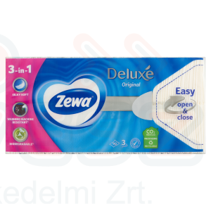 Zewa Deluxe papírzsebkendő 3 rétegű 90 db illatmentes