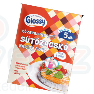 GLOSSY Sütőzacskó steakes 5 db