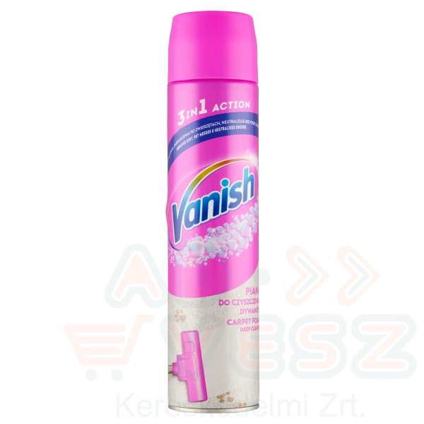 Vanish Szőnyeg- és kárpit tisztító Hab 600 ml Kép
