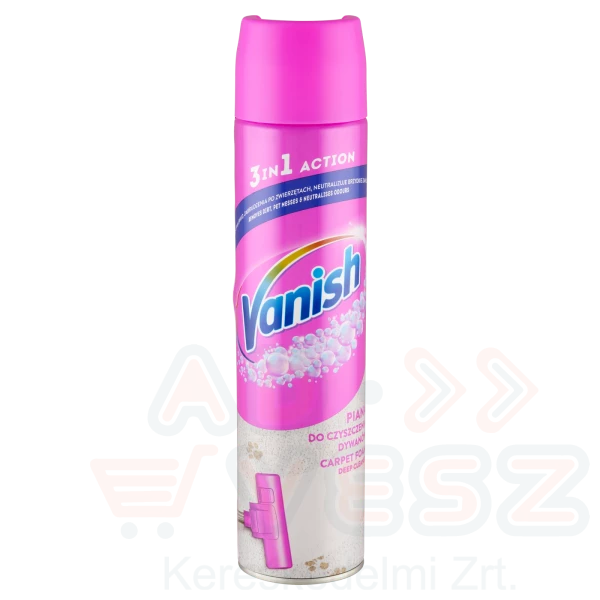 Vanish Szőnyeg- és kárpit tisztító Hab 600 ml Kép